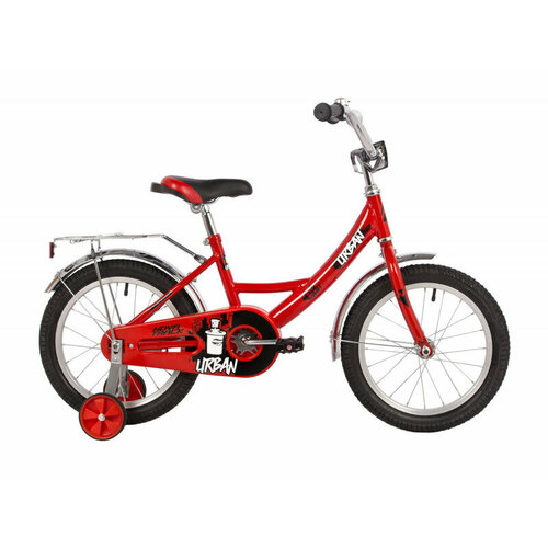 Детский велосипед Novatrack Urban 16 год 2022 цвет Красный 748700₽