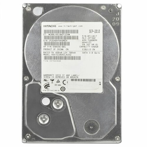 Жесткий диск Hitachi 0A39267 640Gb 7200 SATAII 35 HDD 2223500₽