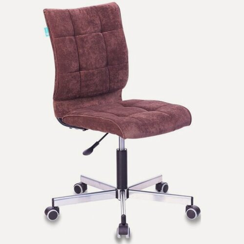 Изображение товара Кресло офисное Бюрократ CH-330M/LT-10 без подлокотников темно-коричневый крестовина металл