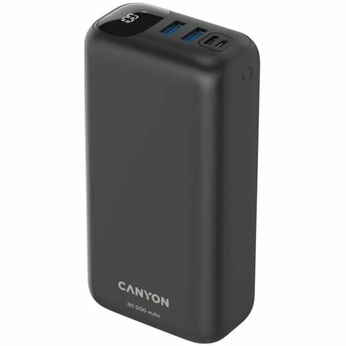Внешний аккумулятор Canyon CNE-CPB301B 30000mAh черный 385500₽