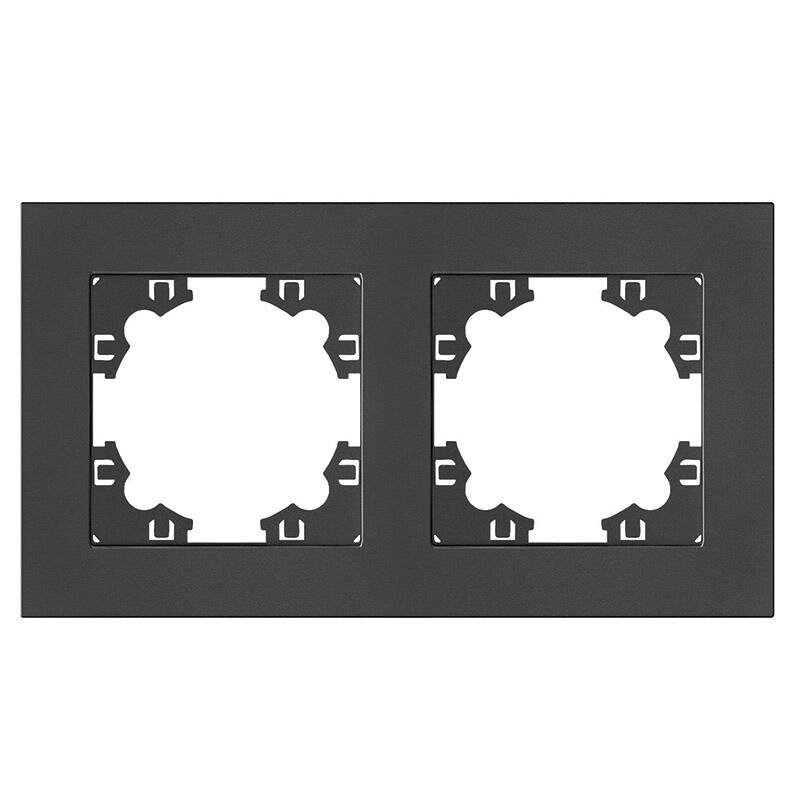 фото Рамка 2-м Афина универс. графит Universal A0044-Gr