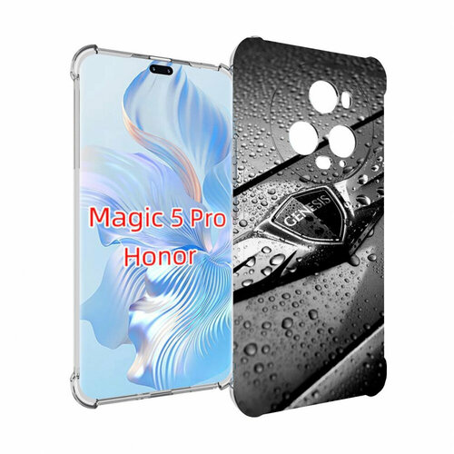 Чехол MyPads дженезис genesis 2 мужской для Honor Magic 5 Pro задняя-панель-накладка-бампер