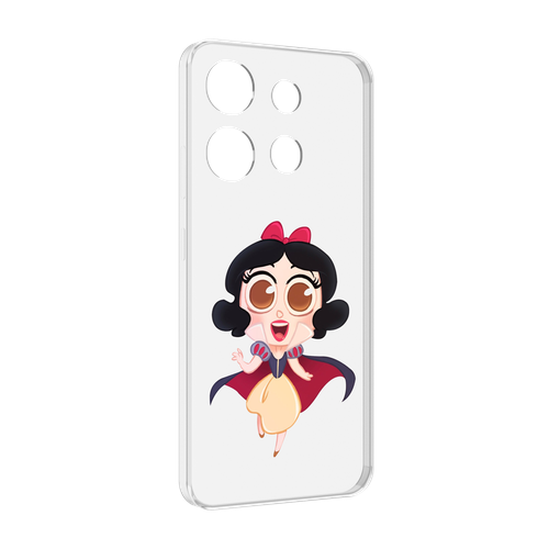 Чехол MyPads принцеска-нарисованная женский для Infinix Smart 7 задняя-панель-накладка-бампер