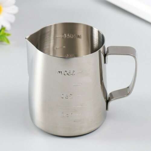 Стакан мерный для свечеварения нержавеющая сталь 350 мл 8х87 см 906₽