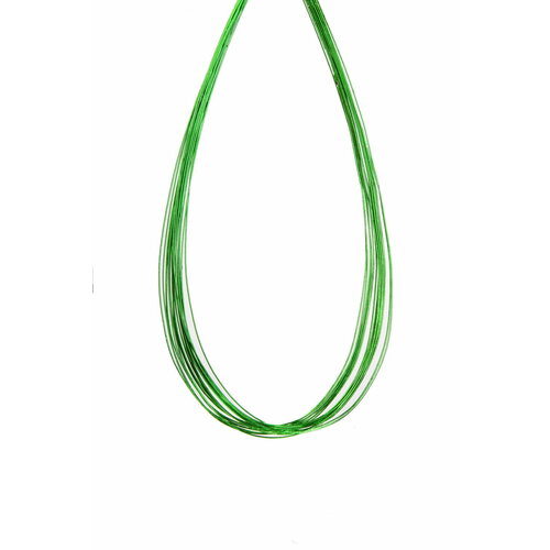 Проволока флористическая №24 (толщина 0,51 мм*70см набор 50шт) зеленая