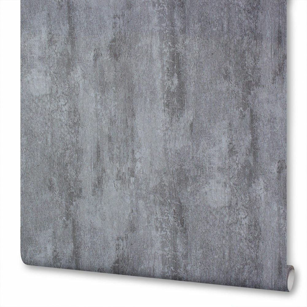 фото Обои флизелиновые Inspire Loft графит 1.06 м