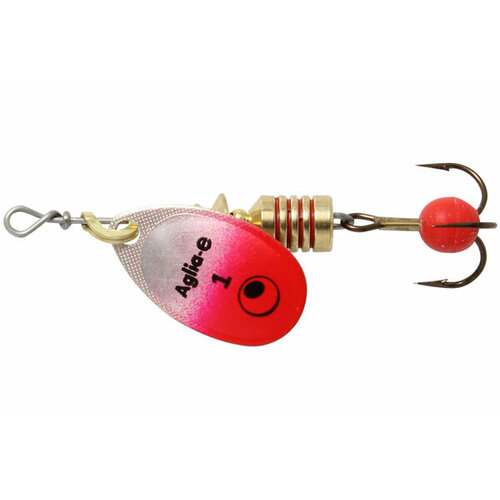 Блесна вращающаяся Mepps AGLIA-E 1 SR S/Red, комплект из 1 штука