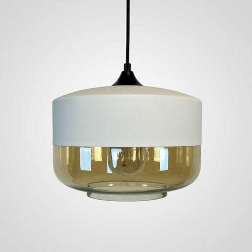 фото Подвесной светильник nord d d25 white/amber imperiumloft
