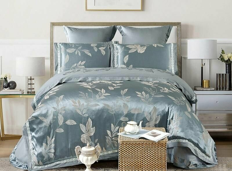 фото Постельное белье жаккардовое CRISTELLE TJ113-74 50х70 (2шт), 70х70 (2шт) евро