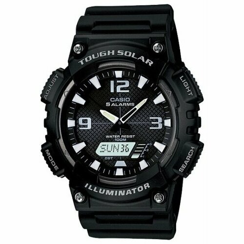 фото Наручные часы casio collection aq-s810w-1a3, черный, серый