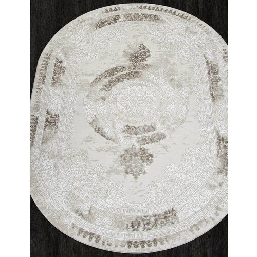 Ковер россия Ковер турецкий Овальный на пол в гостиную в спальню 240х340 см современный ворс 10 мм 364331