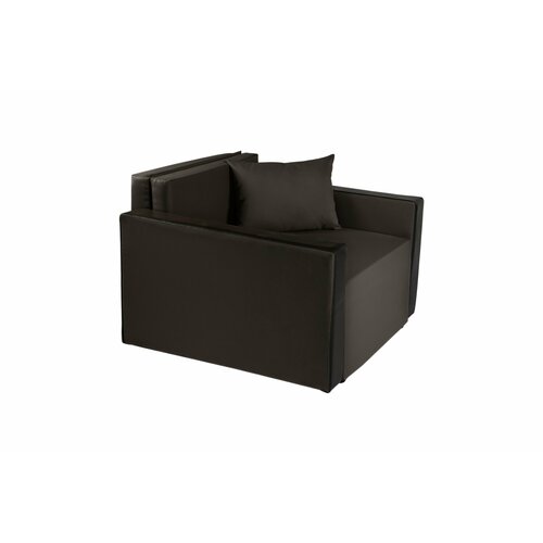 Кресло-кровать Милена с подлокотниками (рогожка) GRAFIT