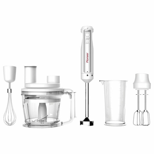 Блендер погружной PIONEER HB135S белый 1413100₽