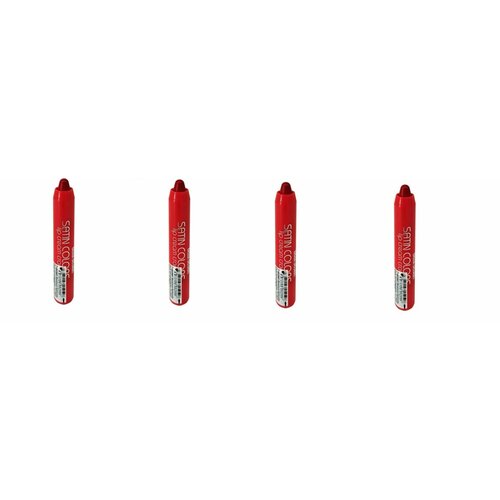 Помада-карандаш для губ Belor Design Smart Girl SATIN COLORS, тон №15, голливудский красный х 4шт ложка comas bcn colors satin 6729