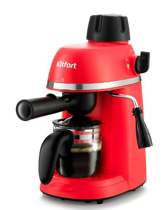 Кофеварка капельная (KITFORT КТ-760-1 красный/черный)