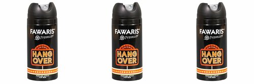 FAWARIS Premier Дезодорант мужской спрей Hangover, 150 мл, 3 шт.