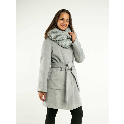 Шинель  ДЮТО, размер 46, серый