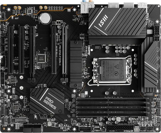 Материнская плата MSI PRO B760-P DDR4 II, Soc-1700, Intel B760, ATX