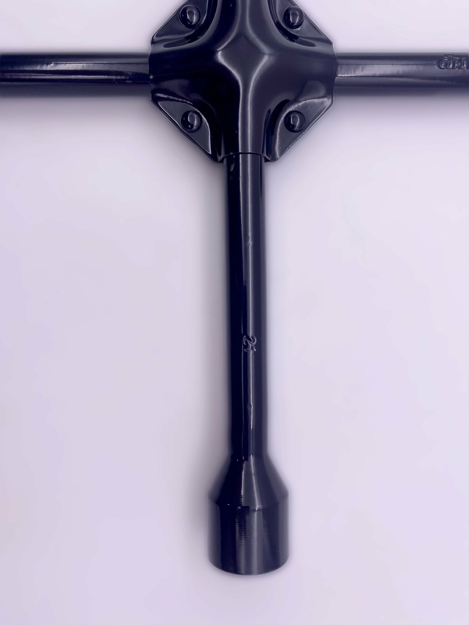 Ключ баллонный крестообразный Колир 17х19х21мм и 1/2" черный