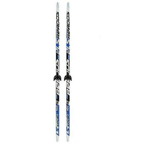 Лыжный комплект STC с креплениями 75 мм без палок Step BRADOS LS BLUE, 160см
