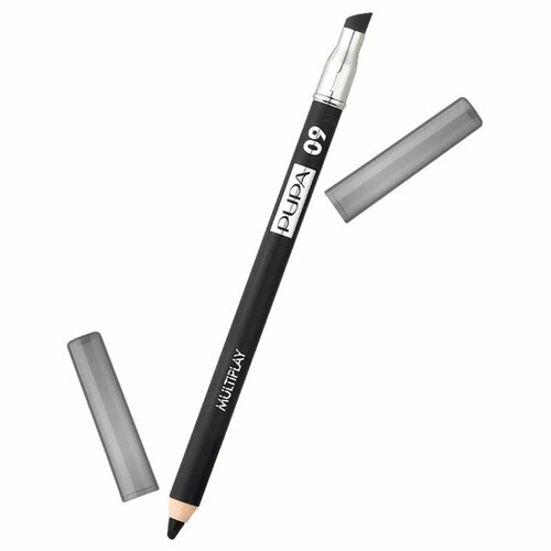 Тушь для ресниц Pupa Vamp + карандаш для век Multiplay Eye Pencil, тон 09 pupa карандаш для век с аппликатором multiplay eye pencil оттенок 59 wasabi green