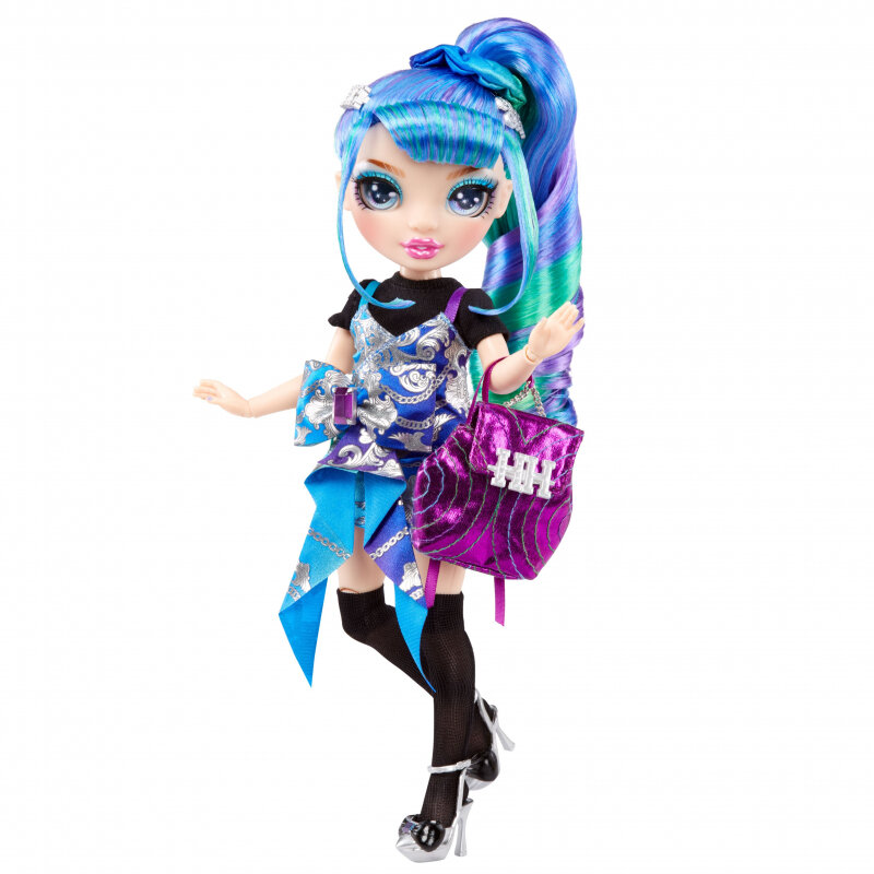 Кукла Rainbow High Junior Холли де Виус с аксессуарами синяя 24 см