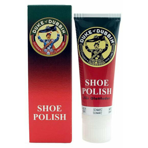 Крем DUKE OF DUBBIN Duke Shoe Polish для гладкой кожи, цвет чёрный, 75 ml