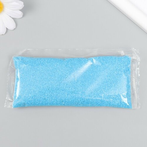 Песок цветной в пакете Синий 100±10 гр
