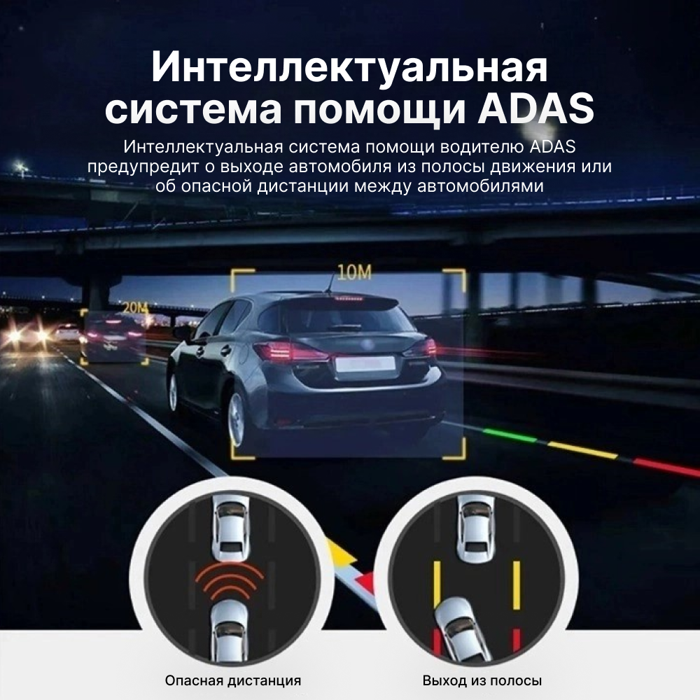 Компактный видеорегистратор с системой интеллектуальной помощи водителю — фото 2
