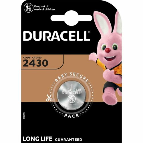 батарейка duracell 2430 в упаковке 1 шт Батарейка Duracell 5007994 2430-1BL, Б0044729