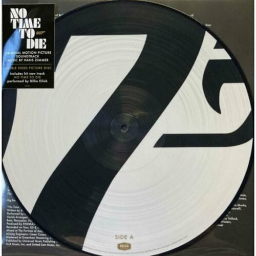 ZIMMER, HANS No Time To Die (Original Motion Picture Soundtrack), LP (Picture Disc) hans zimmer interstellar original motion picture soundtrack expanded edition