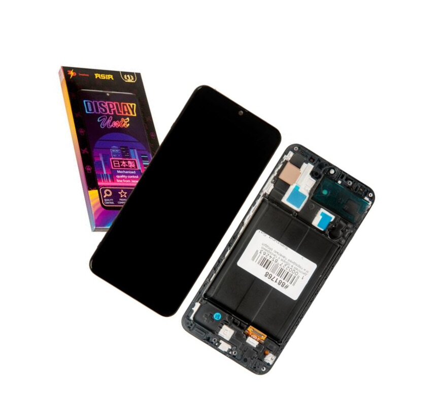 Display / Дисплей в сборе с тачскрином и передней панелью (модуль) для Samsung Galaxy A30 (SM-A305F) ZeepDeep ASIA Super Amoled, белый