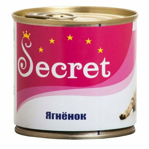 Секрет (Secret) 12шт по 240г ягненок консервы д/кошек