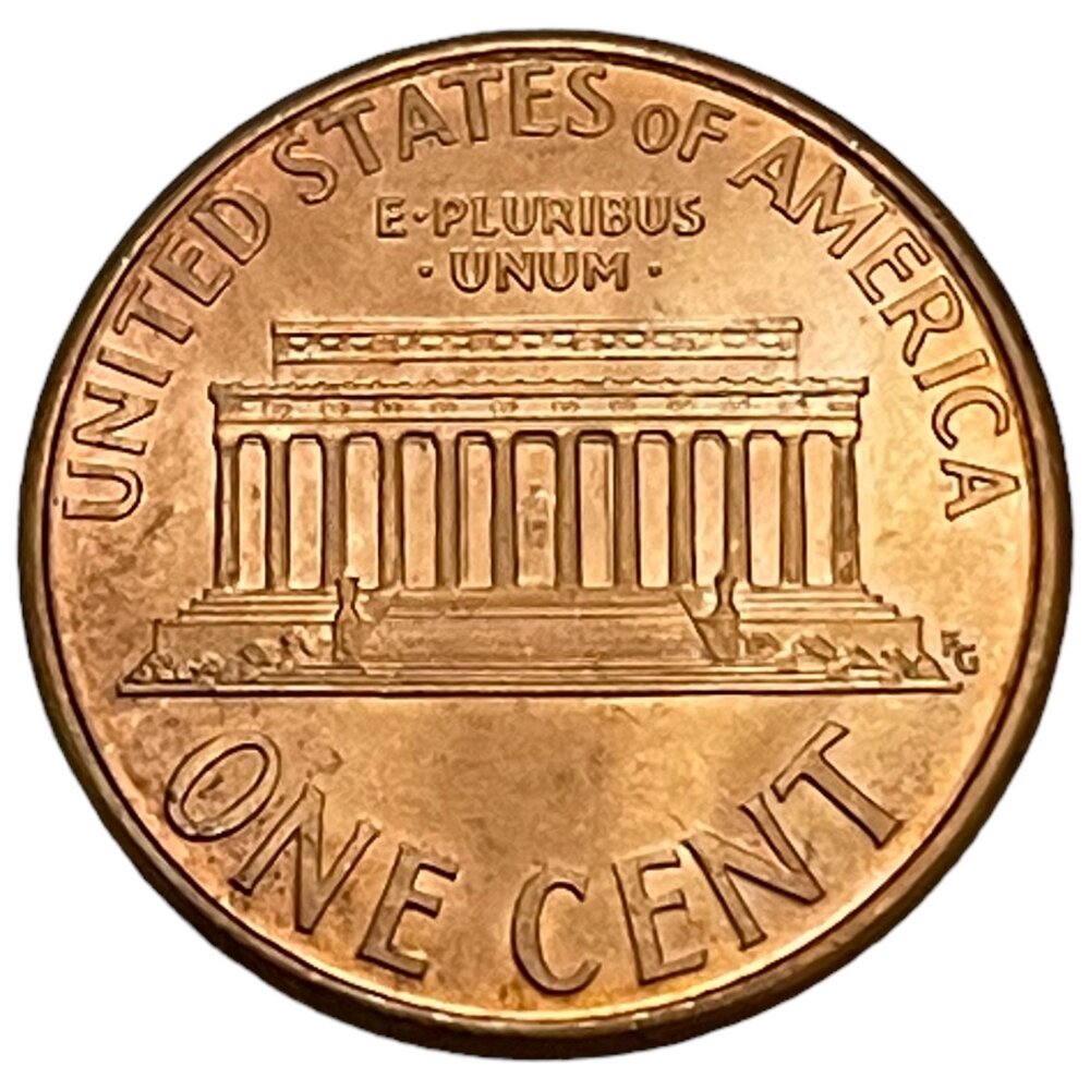 США 1 цент 1999 г. (Memorial Cent, Линкольн)