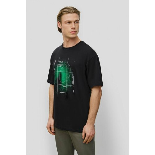 фото Футболка baon, размер 46, черный