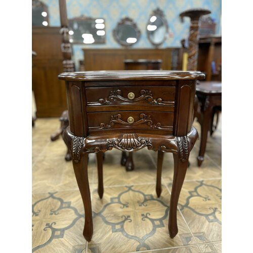 Прикроватная тумбочка PCD 221 Индонезии из массива красного дерева 64х53х34см