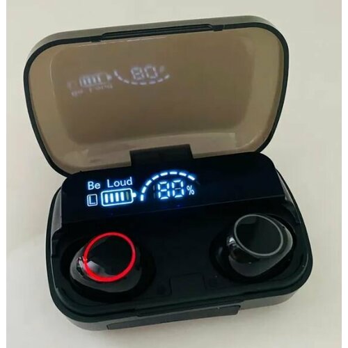 Наушники Bluetooth M30 вакуумные TWS дисплей черные 108000₽