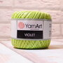 Пряжа YarnArt Violet - 1 шт, 5352 салатовый, 50г/282м, мерсеризованный хлопок 100%