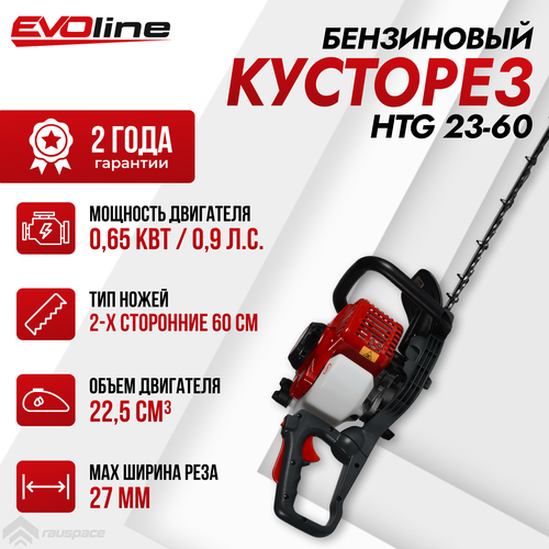 Кусторез (ножницы для живой изгороди) бензиновый EVOline HTG 23-60 микс кустарников для живой изгороди 1 3 саженца в горшках р9 szkolka roslin a m польша