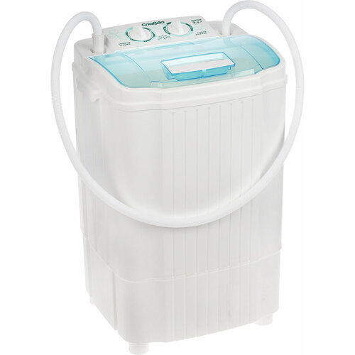 Стиральная машина активаторного типа Славда WS-30ET, класс энергопотребления А+, загрузка 3 кг, 2 программы, таймер стирки, ворсовый фильтр, белый