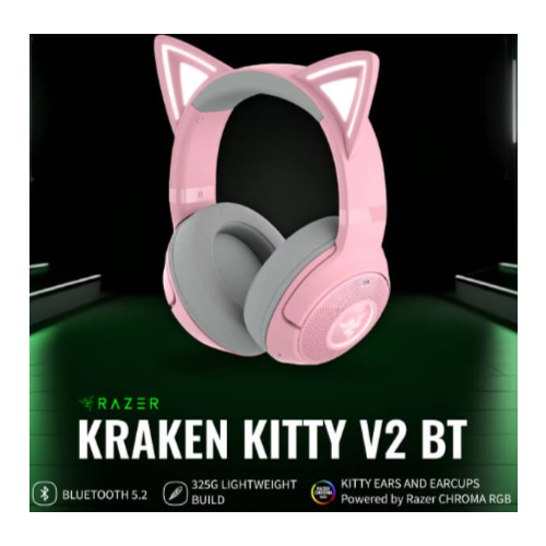 Гарнитура беспроводная Razer Kraken Kitty BT V2 - Quartz Ed RZ04-04860100-R3M1 1110000₽