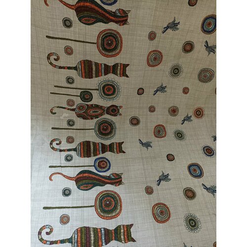 Рогожка котики