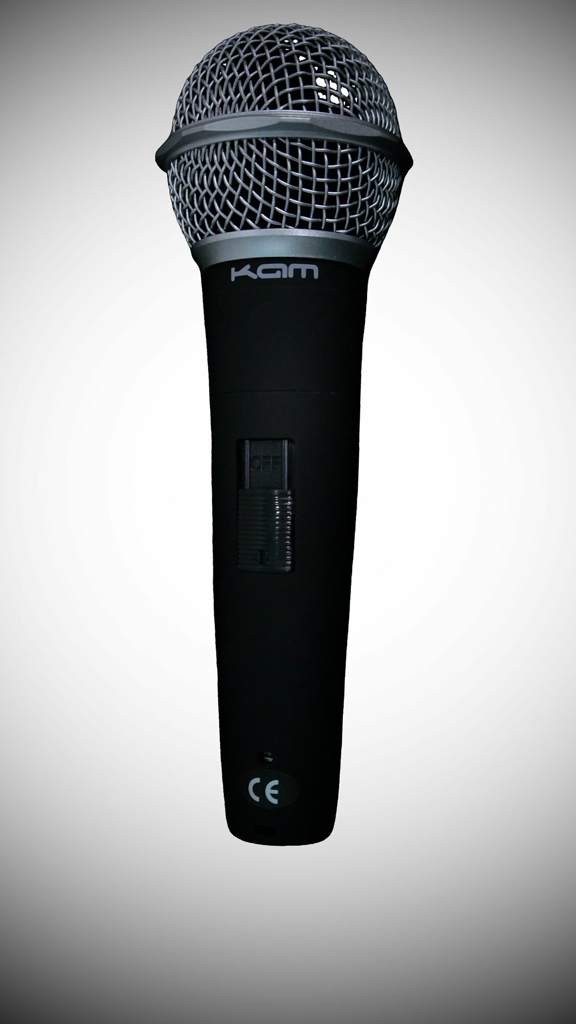 KAM KDM-580 V3 - динамический вокальный микрофон с выключателем, кабель и кейс в комплекте
