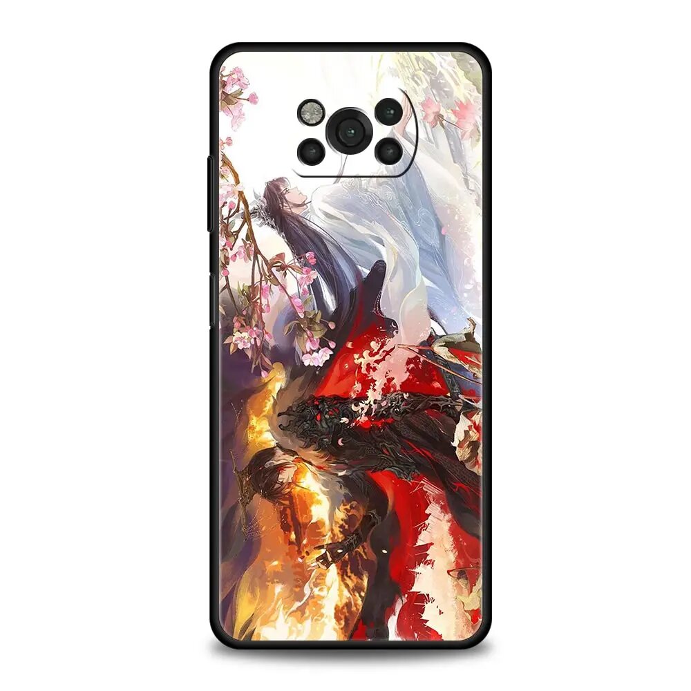 Чехол для телефона Xiaomi Poco X6 X5 X4 Pro 5G X3 NFC F5 F4 M5 M4 M3 F3 GT C51 C50 C55 Обложка комикс человек эрха и его Белый Кот мастер