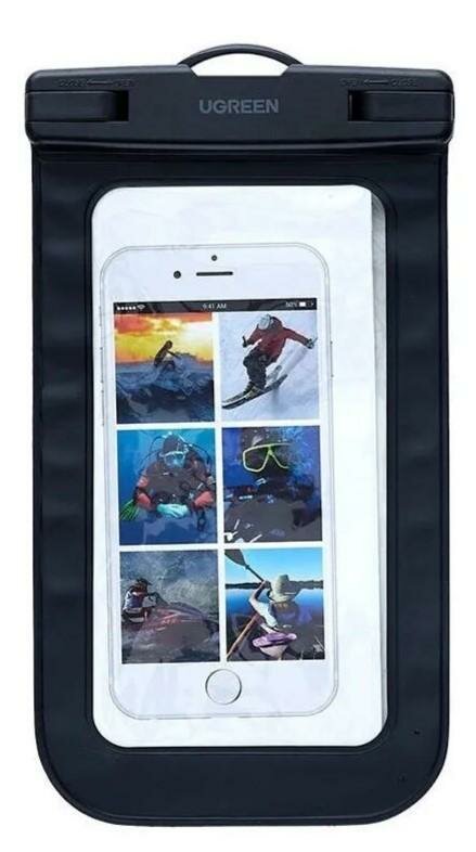 Чехол водонепроницаемый UGREEN LP716 (45181) Waterproof Phone Pouch Черный (RU)