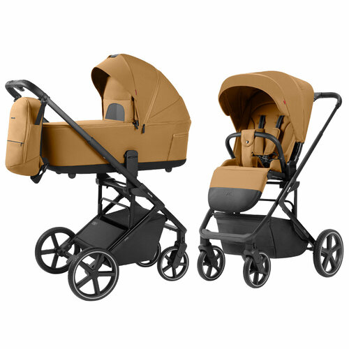 фото Коляска 2в1 carrello alfa crl-6522/2025, honey beige (коричневый)