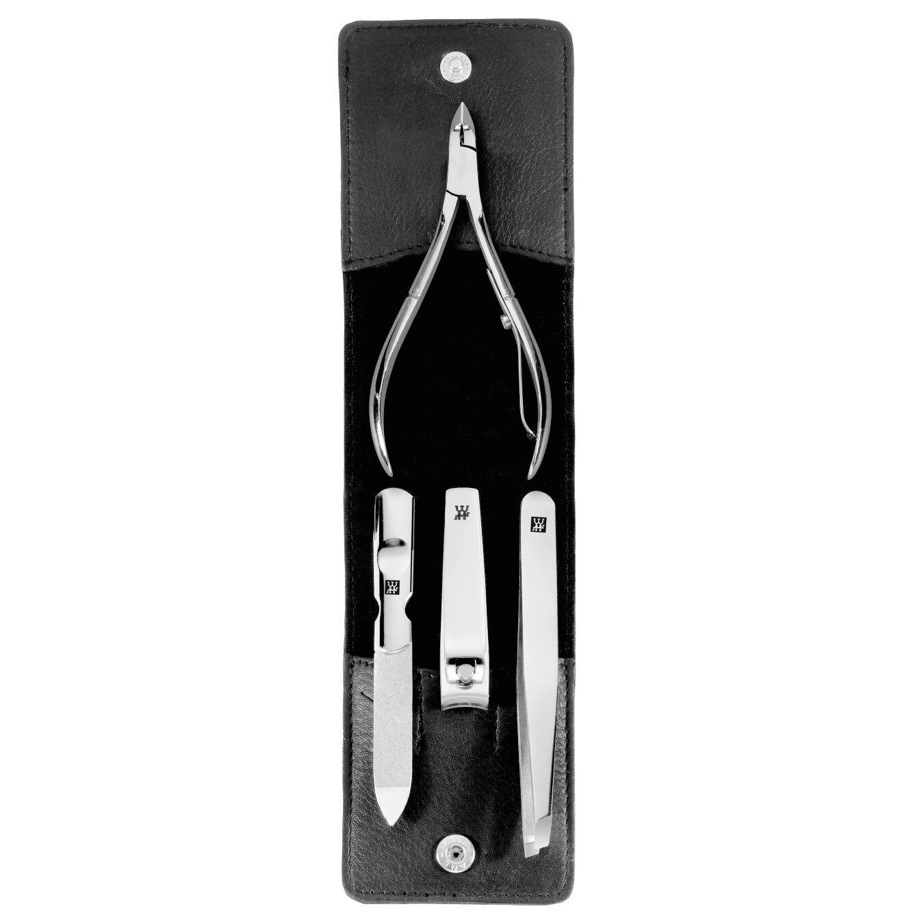 Набор ZWILLING Classic Inox, для маникюра и педикюра, 4 шт, нержавеющая сталь, чёрный