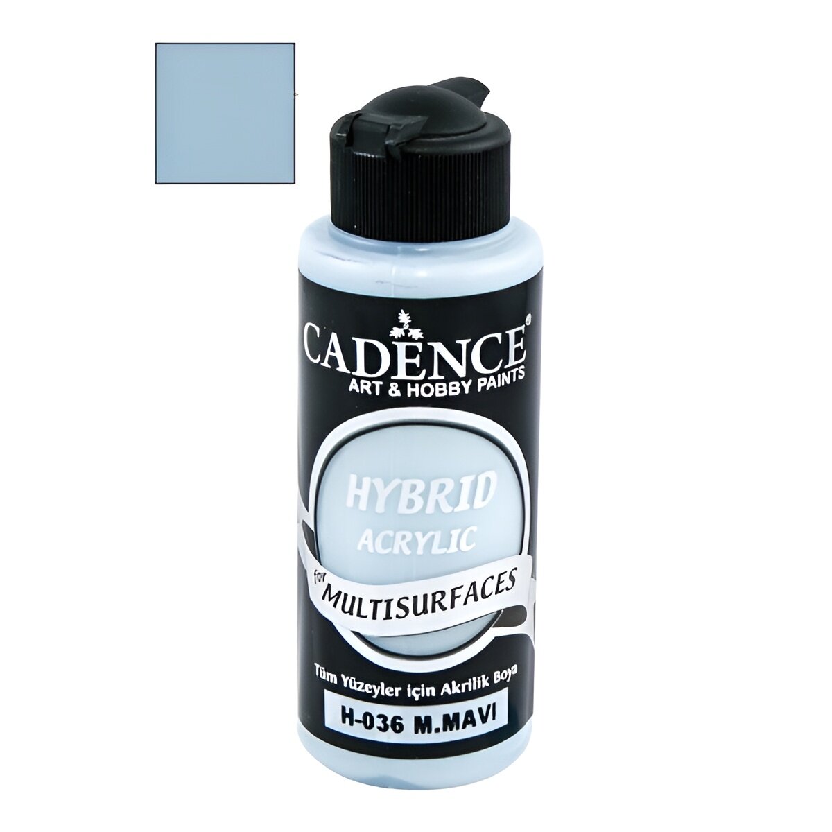 Акриловая краска Cadence Hybrid Acrylic Paint, 120 ml. Mild Blue H-036