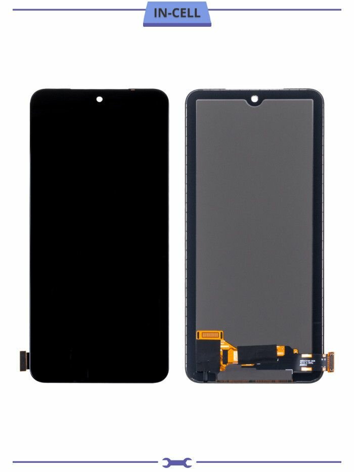 Дисплей для Xiaomi Redmi Note 10 / 10S / Poco M5s (M2101K7AG / M2101K7BNY / M2102K7AG / 2207117BPG) в сборе с тачскрином Черный - (In-Cell)