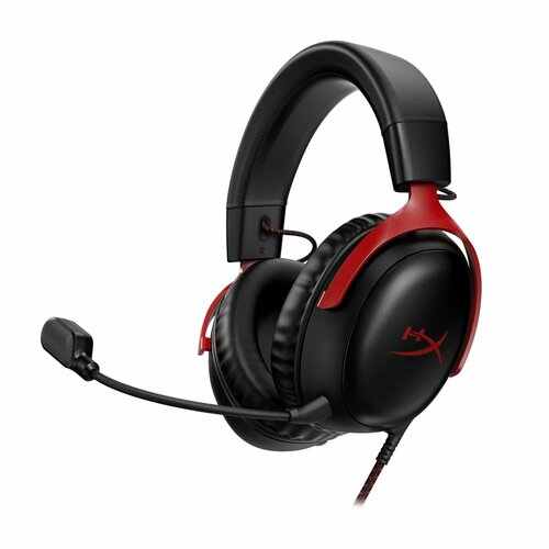 Наушники проводные HyperX Cloud III с съемным микрофоном черный 6190₽
